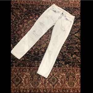 Rag and Bone acid washed ripped jeans